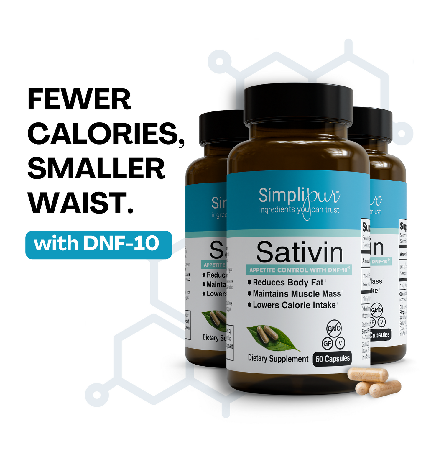 Sativin Appetite Control Capsules with DNF-10®