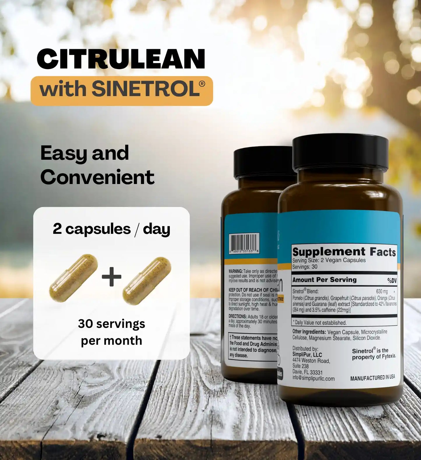 CitruLean Fat Burner with Sinetrol