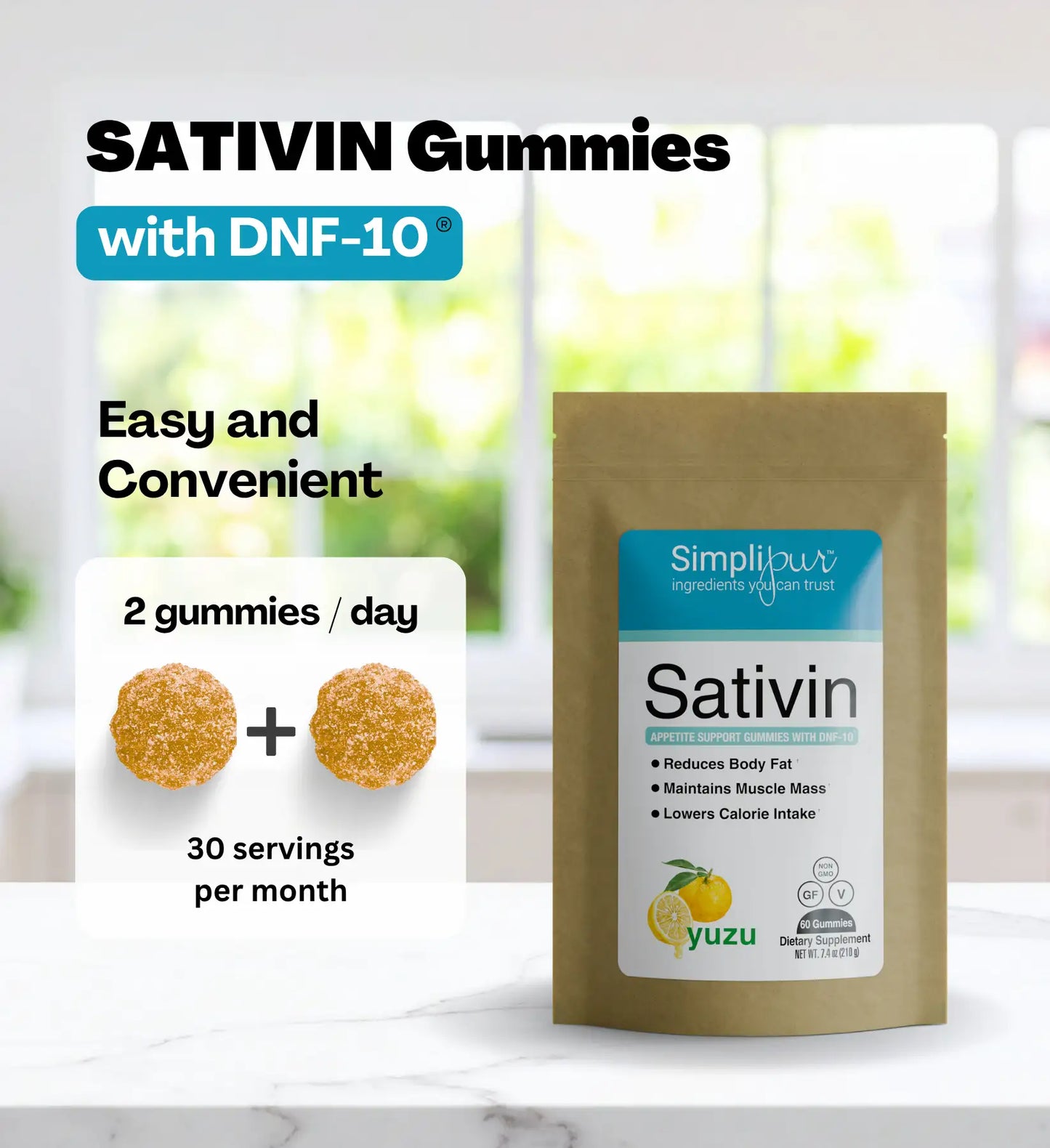 Sativin Appetite Control Gummies with DNF-10®